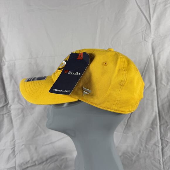 Nashville Predators Hat Cap Strap Back Yellow NHL Hockey Mens One Size Fanatics - Picture 2 of 6